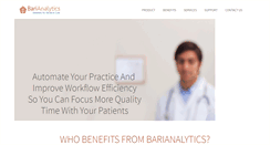 Desktop Screenshot of barianalytics.com