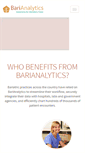Mobile Screenshot of barianalytics.com